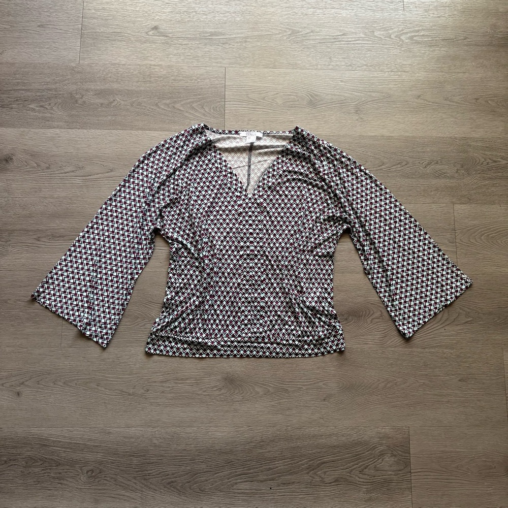 Lascana for Venus Long Sleeve V-Neck Top - Picture 3 of 7